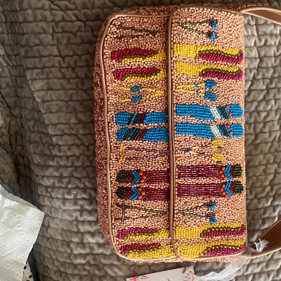 Beaded Multicolor Clutch - Picture 1 of 5
